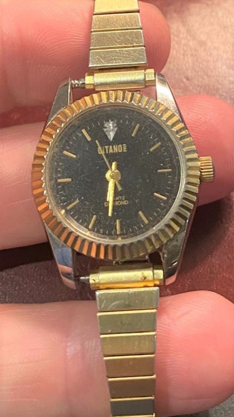 VTG Women's 27mm Gold Tone Gitano Watchm, Diamond Series